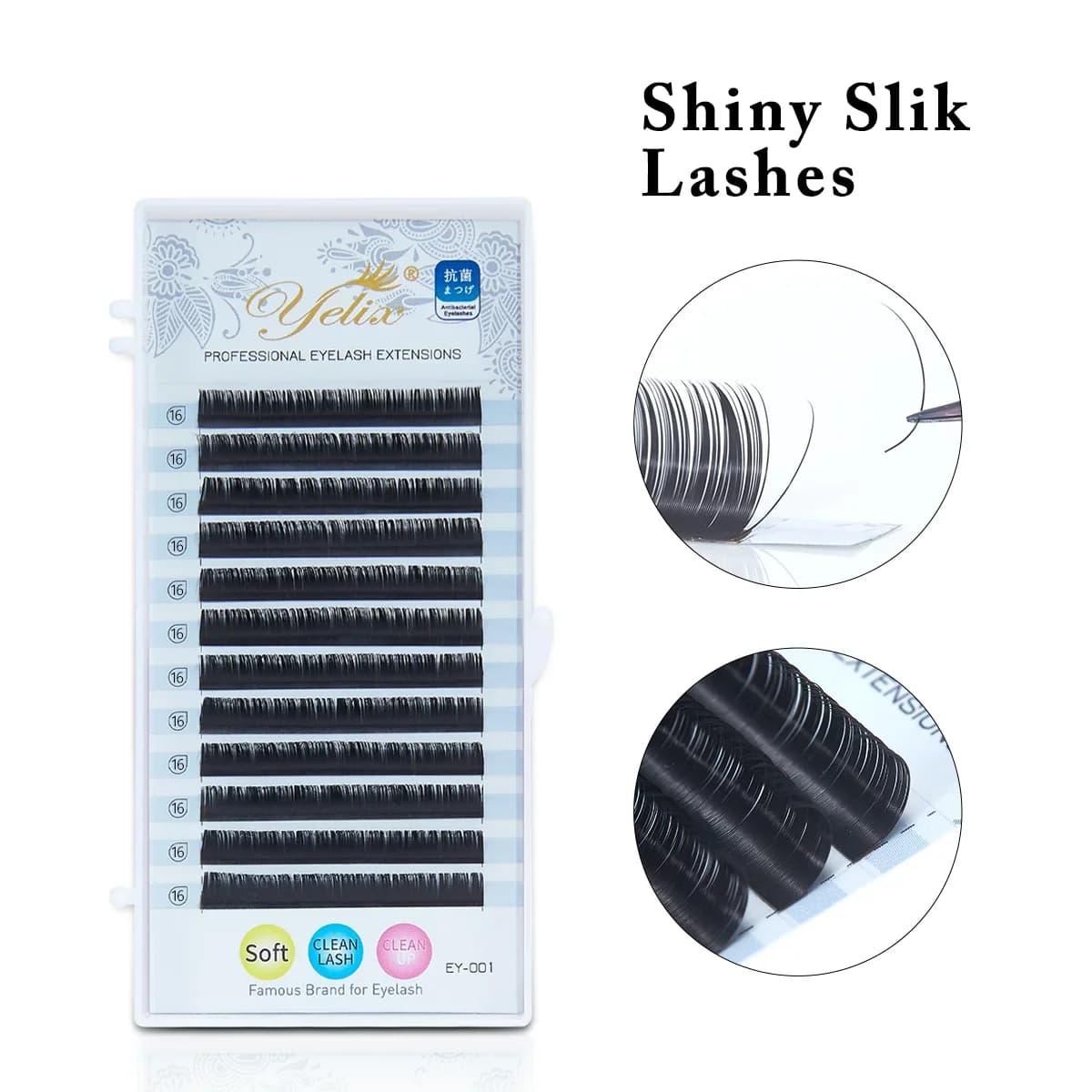 Lông mi giả Silk từng sợi cho kỹ thuật Volume Nga