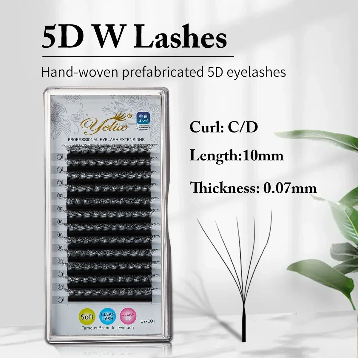 Mi giả Fan W Shape 5D Tự Tỏa