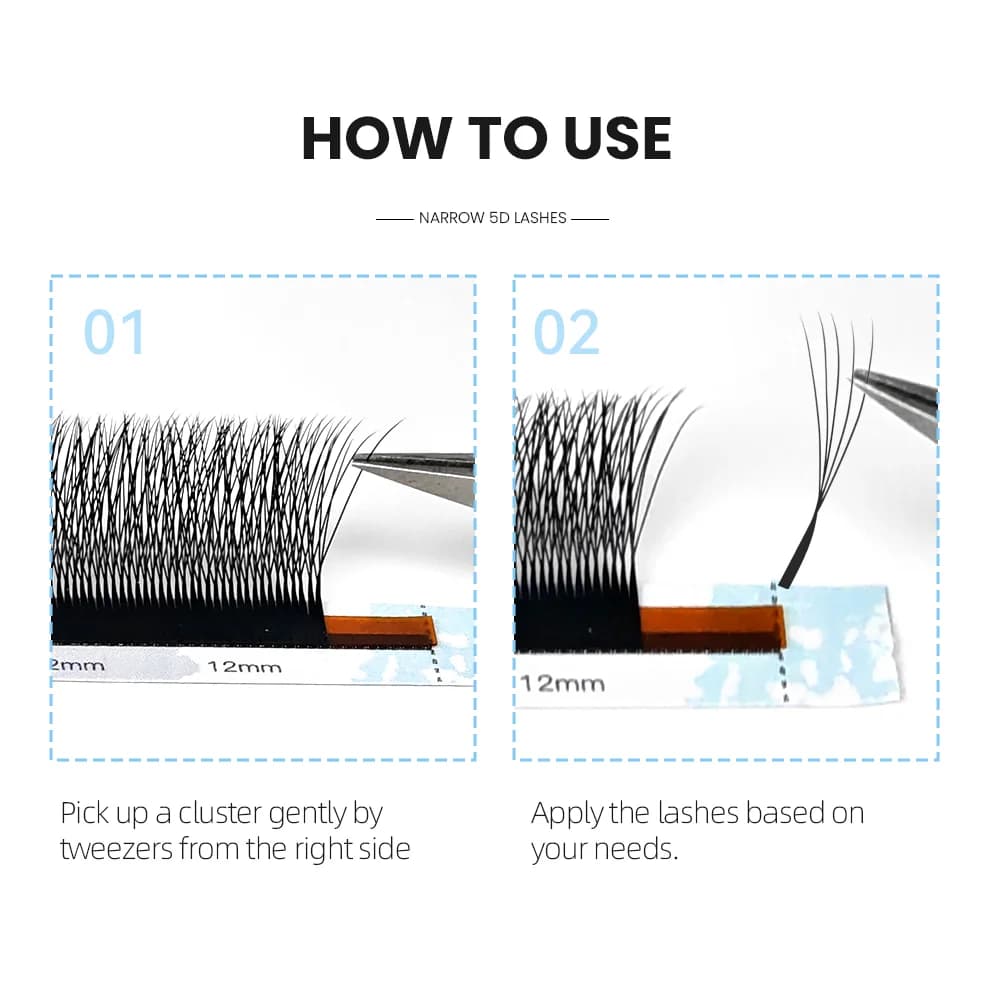 Set 10 hộp quạt mi volume W-shape 5D có sẵn