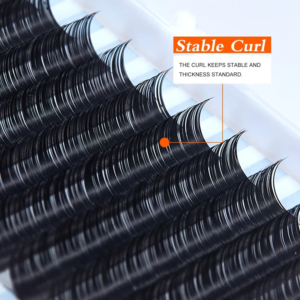 Lông mi giả Silk từng sợi cho kỹ thuật Volume Nga